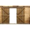 Reclaimed Oak Barn Doors - Double Z
